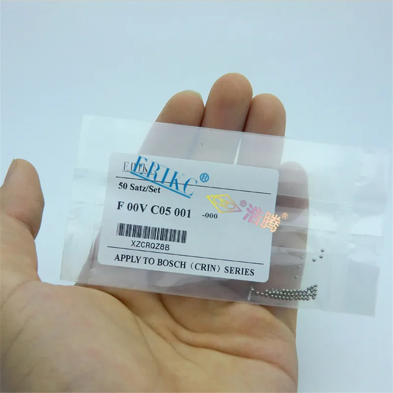 ERIKC Steel Ball 1.34mm F00VC05001 for 0445120 Injector Cermaic Ball 1.34mm 1.50mm F00VC05008 CR Fuel F00VC05009 Nozzle Valve  (5)