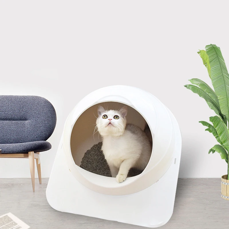 Cat litter box Fully closed drawer Top-entry splash-proof cat supplies Deodorant feces bowl Extra large oversized cat toilet
