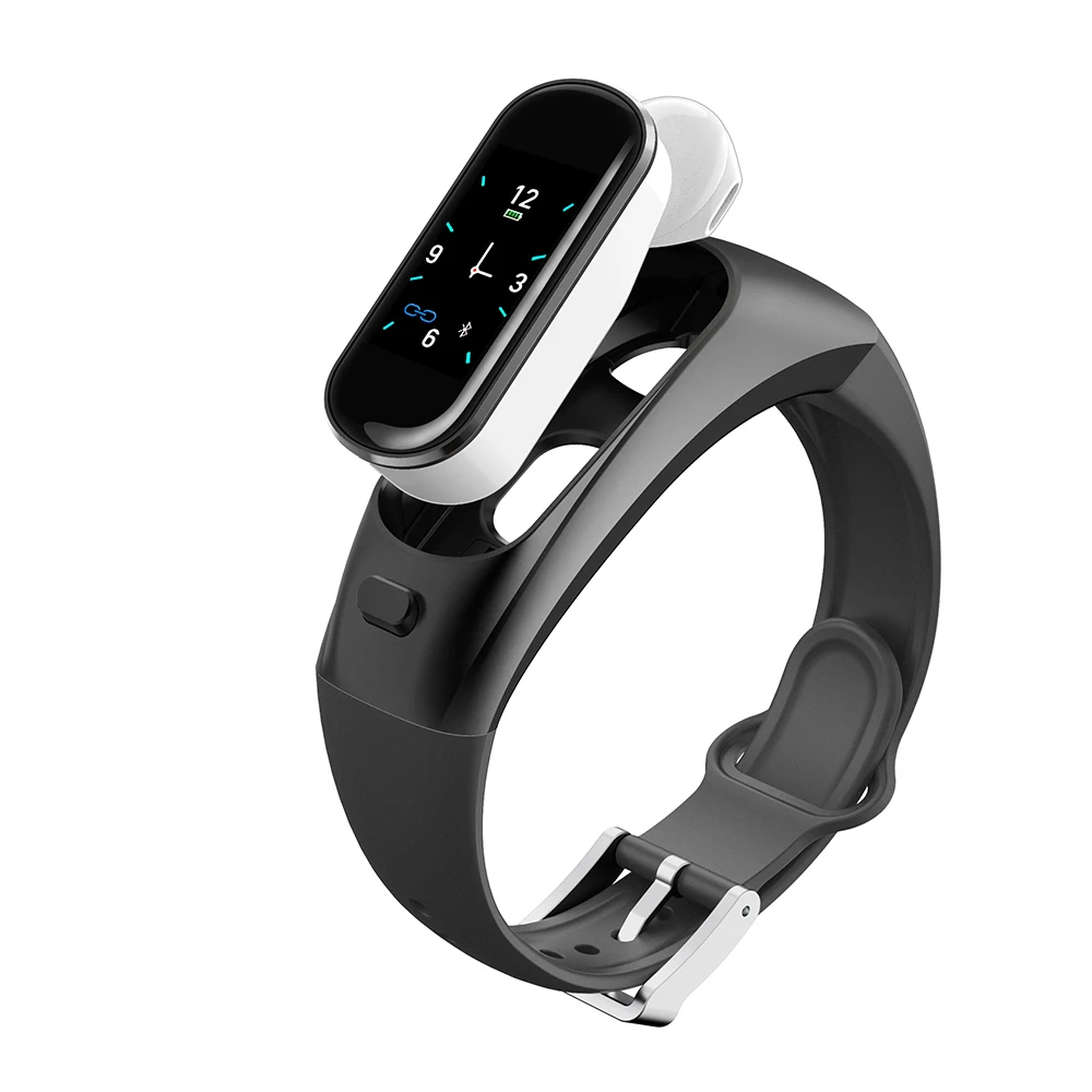 H109 Смарт-часы Bluetooth беспроводные наушники кровяное давление монитор сердечного ритма умный Браслет для Apple Iphone Xiaomi часы