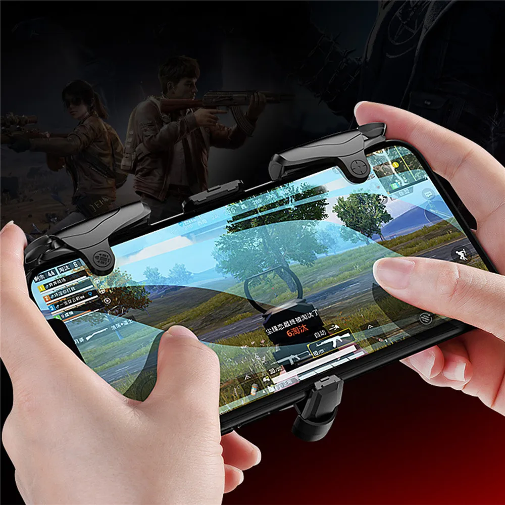  Mobile Game Shooter Mechanical Button for PUBG High Sensitive Ergonomic Gaming Trigger Mobile Phone