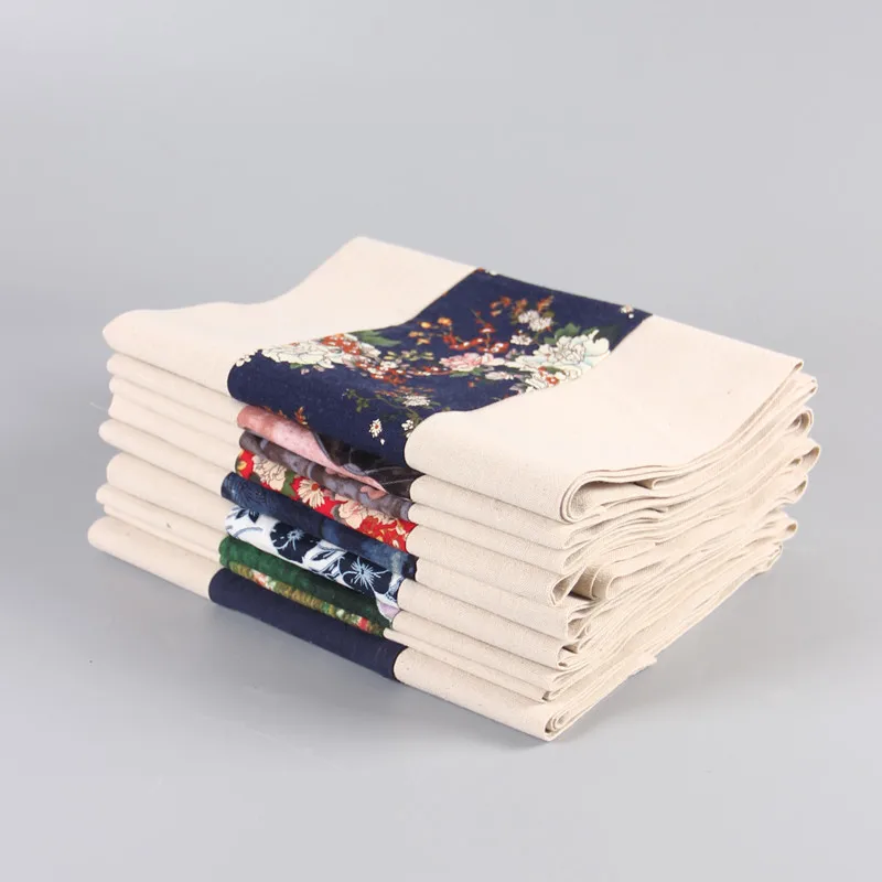 

Latest Patchwork Ethnic Table Runner Chinese style Natural Cotton Linen Tea Table Cloth Rectangle Home Decor Dining Table Mat