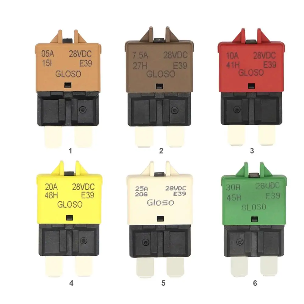Автоматический предохранитель ATC DC28V 5A/7.5A/10A/20A/25A/30A ручной адаптер для автомобиля