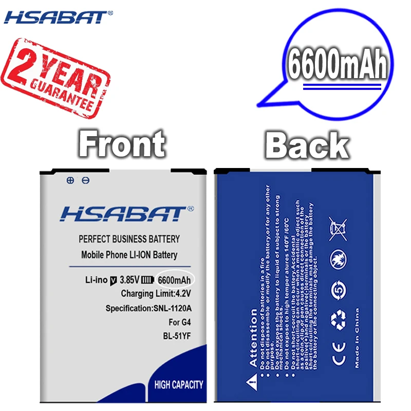 New Arrival 6600mAh BL-51YH BL-51YF Battery for LG G4 H810 F500K F500L H815 H81 H818 H819 VS999 V32 VS986 LS991 F500 F500S | Мобильные