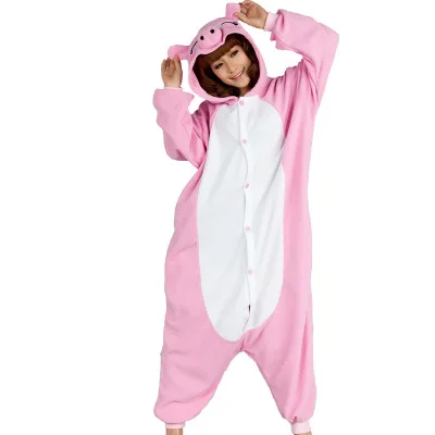 Единорог пижамы животных Onesie для женщин мужчин пижамы взрослых мультфильм вечерние Cospaly зимние пижамы костюм пуговицы комбинезоны - Цвет: as picture16