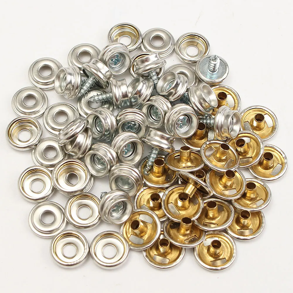 Metal Screw Stainless Steel Coat Sewing Bolts Garment Accessories Snap Button Practical Silver White Craft Baseball Clothing