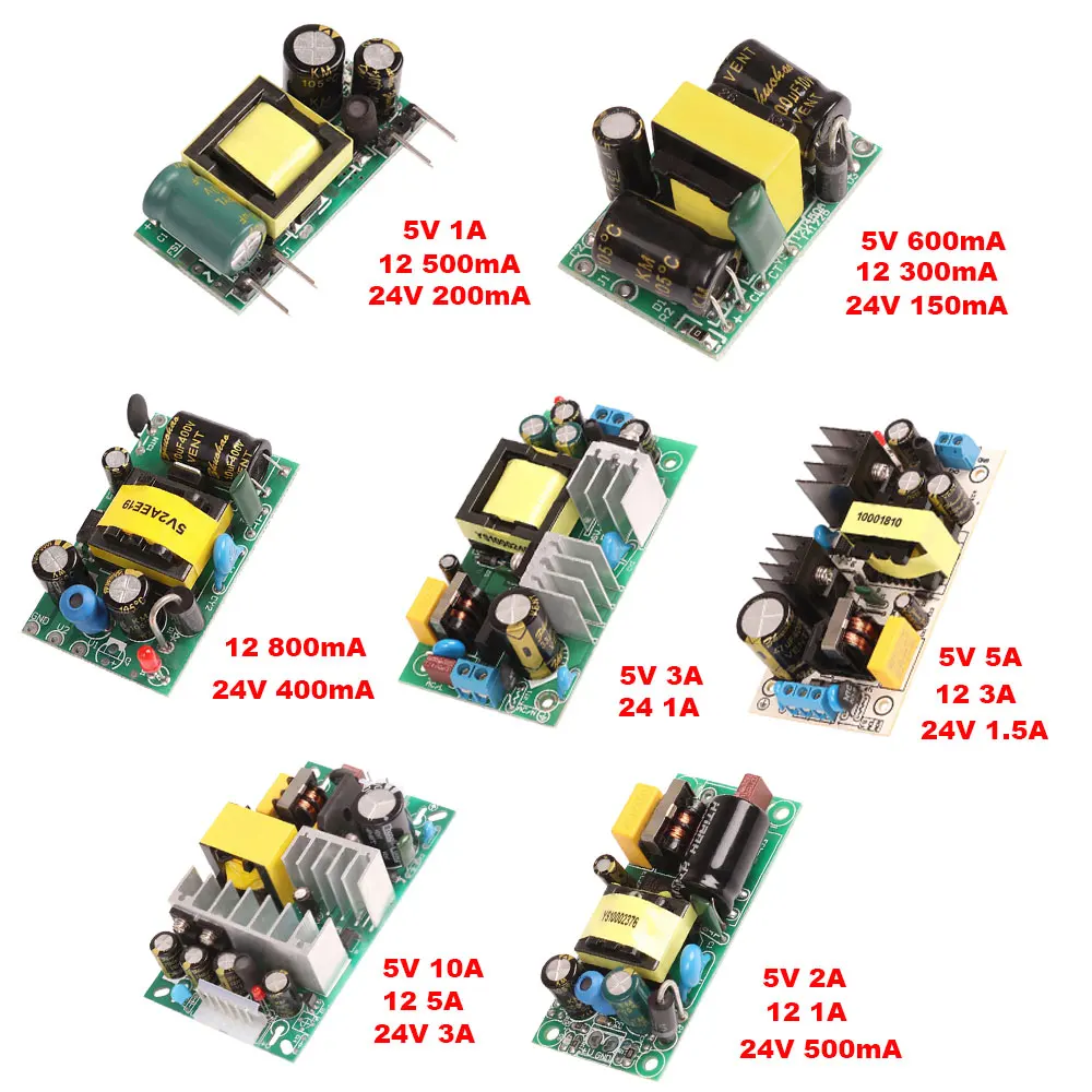  Alimentatore Switching Arcade, AC-DC, 5V 16A, 12V 6A, 24V 2A