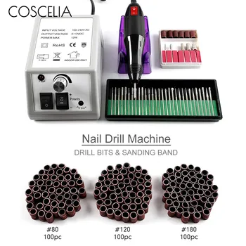 

COSCELIA Professional Electric Milling Cutter For Manicure Nail Drill Accessory Set Nail File Bit Machine For Nails File Tools