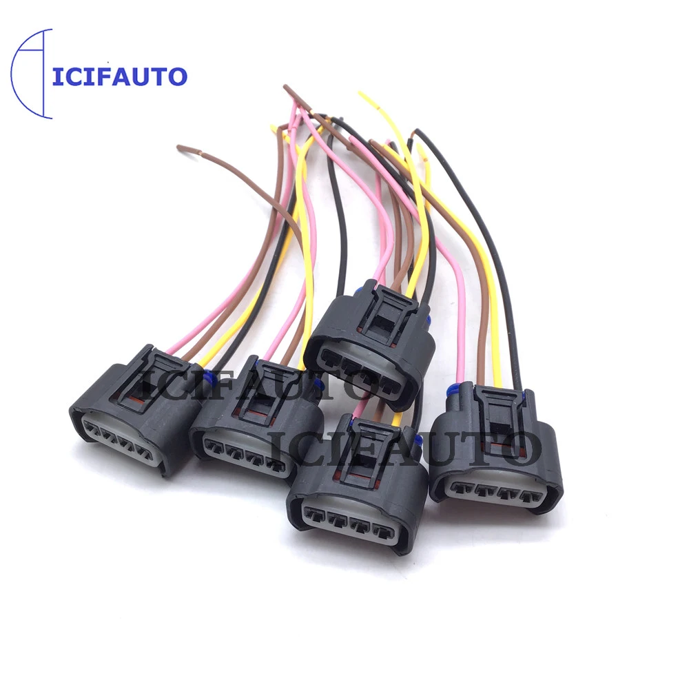 Parts & Accessories 4 Way Female Ignition Coil Harness Connector Plug