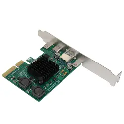 Компьютерная шина PCI-E 4X PCI Express USB 3,1 Тип C карты расширения с 15 пин PCIe конвертер