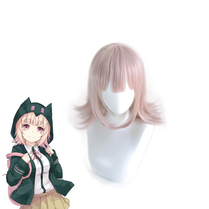 Парик из аниме Super Dangan Ronpa Nanami Косплей ChiaKi парик DanganRonpa термостойкие синтетические