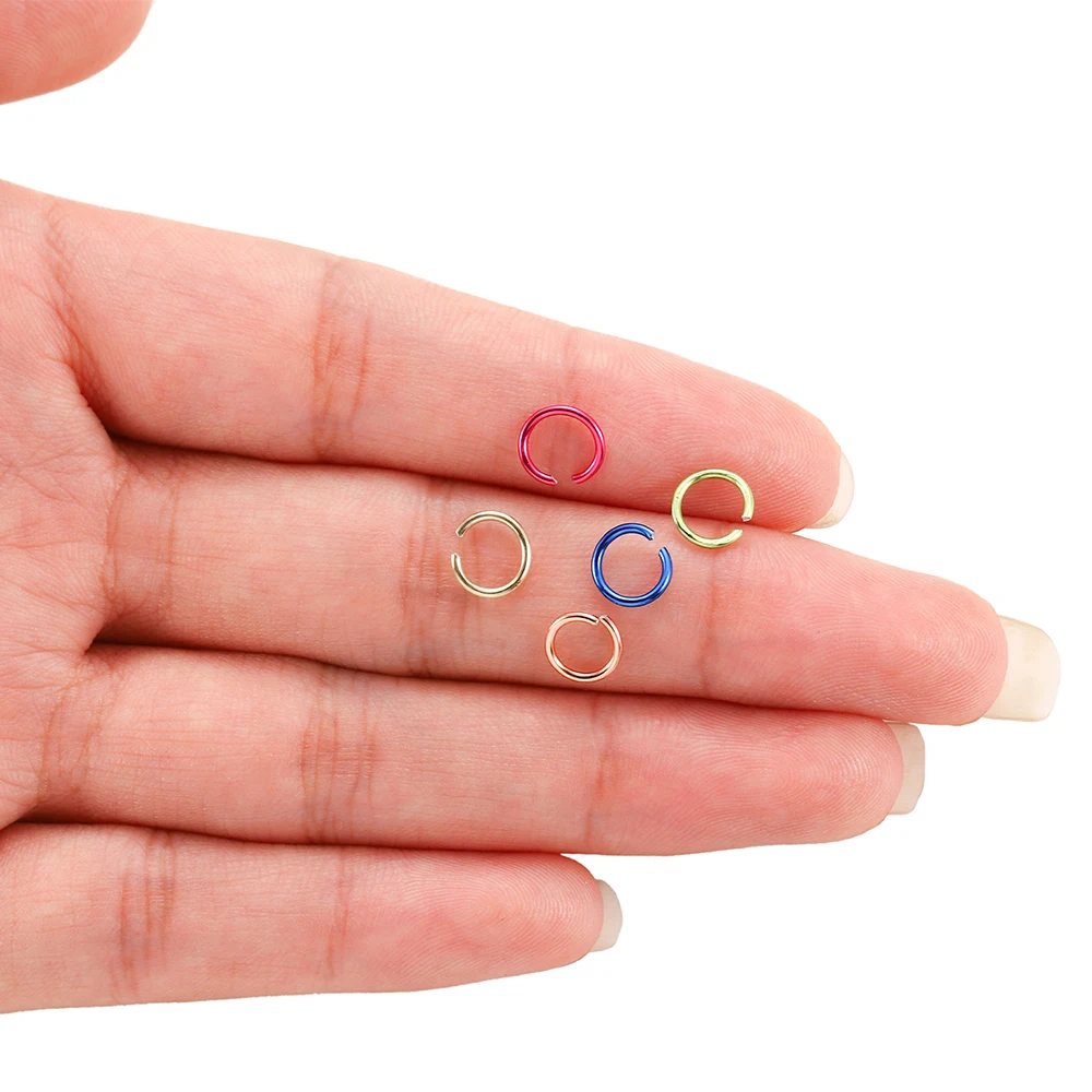 Jump Rings 300pcs/bag 6 8 10 mm Colorful Open Split Connector For Diy Jewelry Making Findings Accessories Supplies