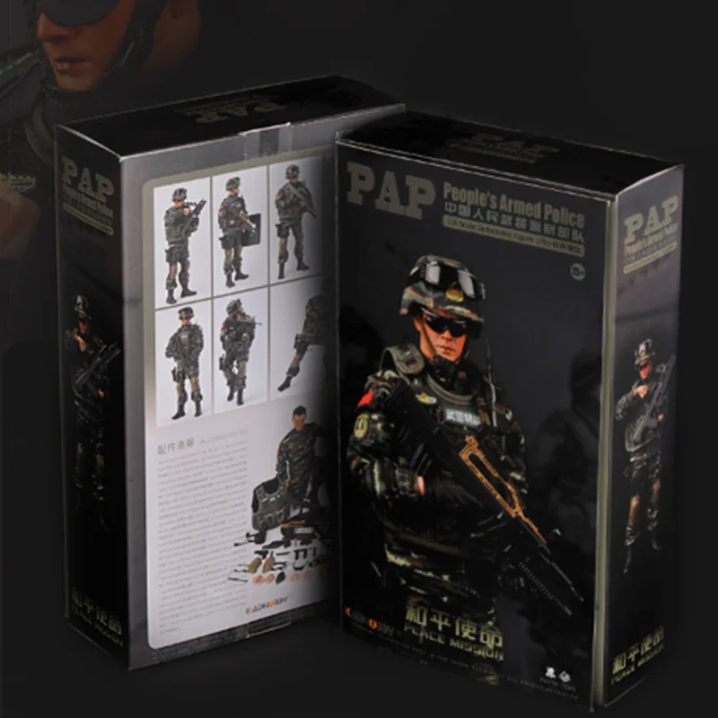 1/6 солдатская модель KADHOBBY Миссия мира китайский полицейский Солдат модель шарнирного подвижного мультиоружейного набора аксессуаров модель игрушки