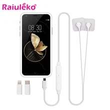 EMS мышечный Стимулятор Массажер для тела соединение телефона Акупунктура спины шеи Tens физиотерапия машина терапия Электрический массаж