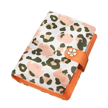 

Leopard Flowers A6 Loose-leaf Peripheral Free Planner Spiral Notebook Cute Notebook Personal Planner A6 Stationery A6 Planner