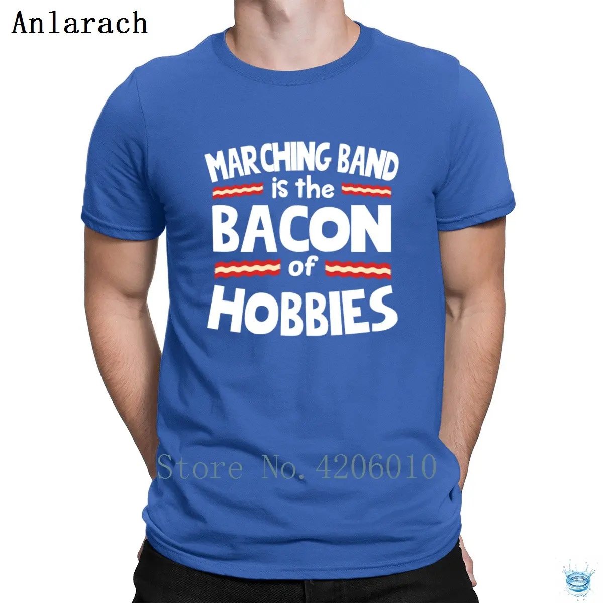 Marching Band Is The Bacon Of Hobby футболка с надписью, дешевая распродажа, летняя мужская футболка, лучшая потрясающая футболка с круглым вырезом и принтом