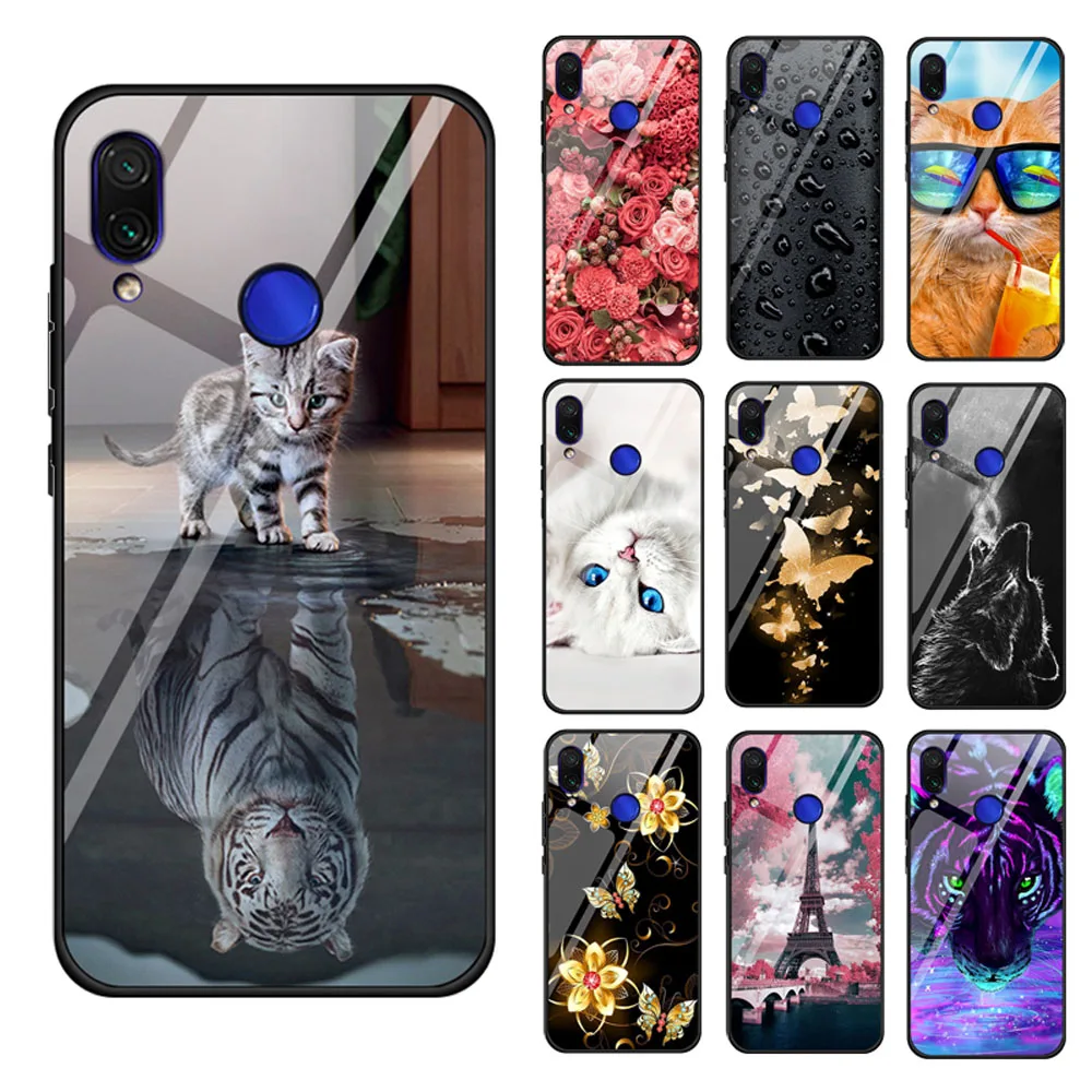 

For Huawei Honor 7X 8 8X Max 9 10 Lite Tempered Case For Honor 20 Pro View20 Play 8A / Y6 2019 / 10 Play Cover For Honor Note 10