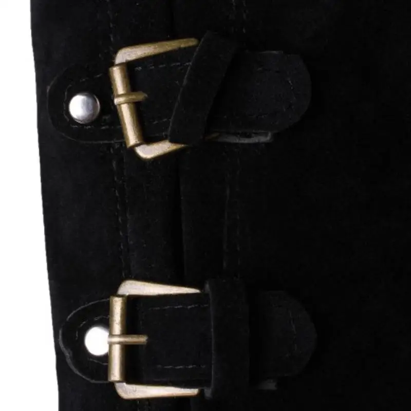 Dilalula,, размер 33, 44, обувь женские зимние сапоги до колена женские зимние высокие сапоги на меху с металлической пряжкой на среднем каблуке