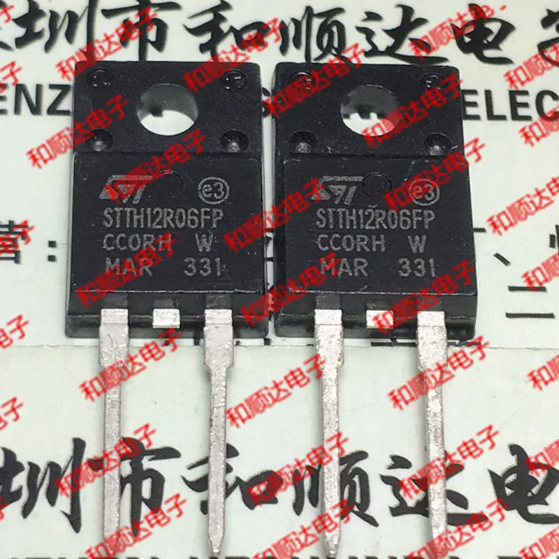 10 шт./лот STTH12R06FP новые имеющиеся TO-220F 12A 600V