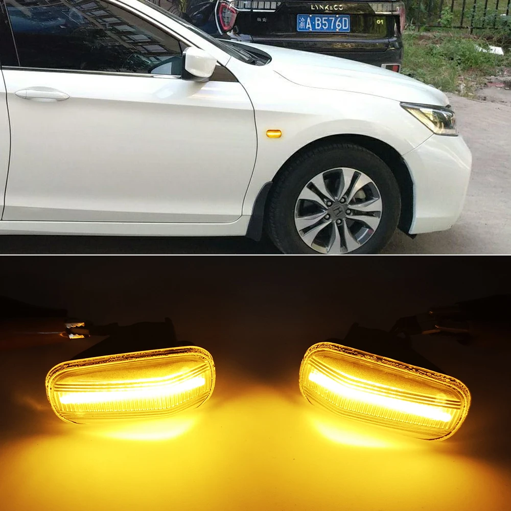 Led Side Marker Lights Turn Signal Lamp For Honda Crv Accord Civic City