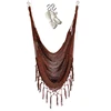 2019 New Handmade Knitted Hanging Hammock Outdoor Indoor Kids Adult Net Hanging Chair Easy Storage 1