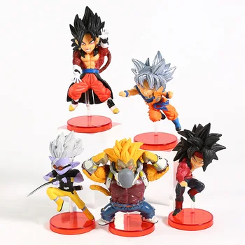 

Dragon Ball SUPER SDBH Vol.5 Super Saiyan Son Goku Barduck Daisaru Camber Fyu Offer OK Vegeta WCF Figures Toys 5pcs/set