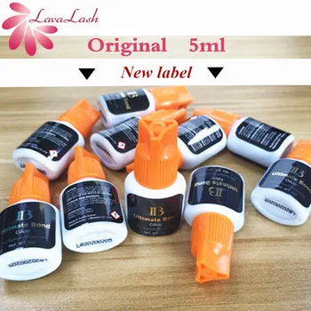 

5/10bottles i-beauty Korea IB Ultimate bond Glue Individual eyelash extensions glue orange cap 5ml False eyelash black glue Shop