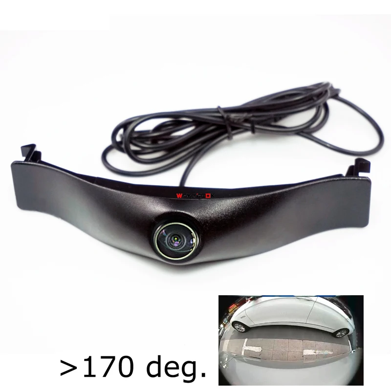 180deg вид fisheye 1080P/720P AHD автомобильная парковочная камера для Audi A6L 2016 2017 2018 спереди
