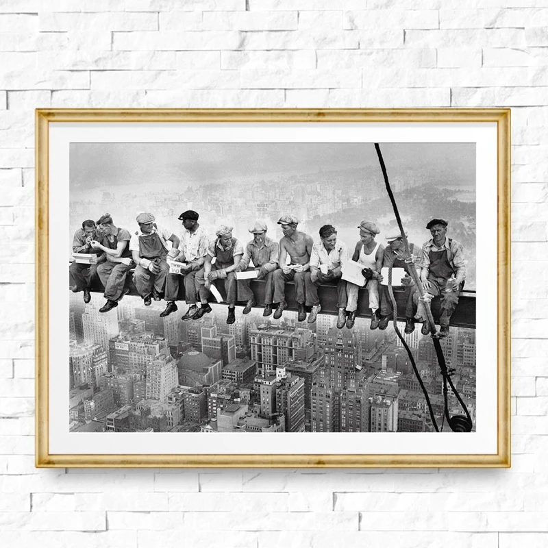Lunch-On-a-Skyscraper-New-York-City-Vintage-Poster-Prints-Black-White-Lunch-A-Top-Photo (1)
