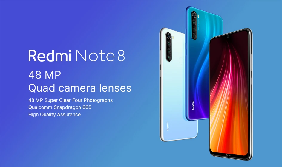 Xiaomi Redmi Note 8 с глобальной версией, 32 ГБ, 64 ГБ, 128 ГБ, смартфон, 48мп, четырехъярусная камера, 4000 мАч, аккумулятор Snapdragon 665, FHD, экран для глаз