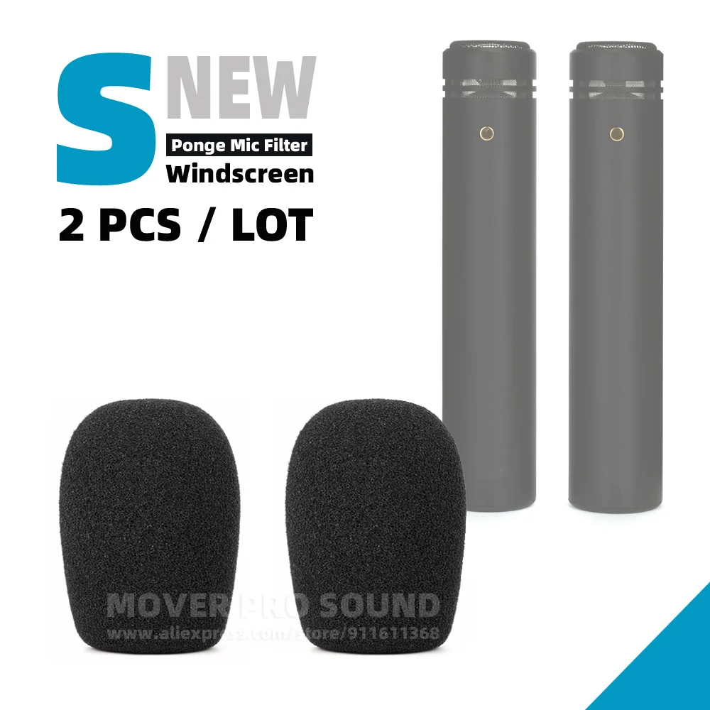 

Sponge Windproof Foam Mike Cover Screen For RODE M5 M 5 MP Matched Pair Windscreen Microphone Shield Anti Pop Filter Windshield