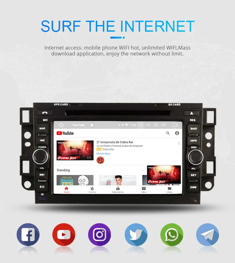 Perfect LJHANG 2 Din Android 9.0 Car DVD Player For Chevrolet Aveo Epica Captiva 2005-2011 WIFI GPS Navigation RDS IPS Car Radio Stereo 10