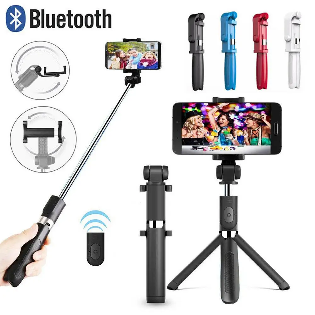 Kuulee 3 в 1 беспроводной Bluetooth палка для селфи iphone/Android/Huawei складной портативный
