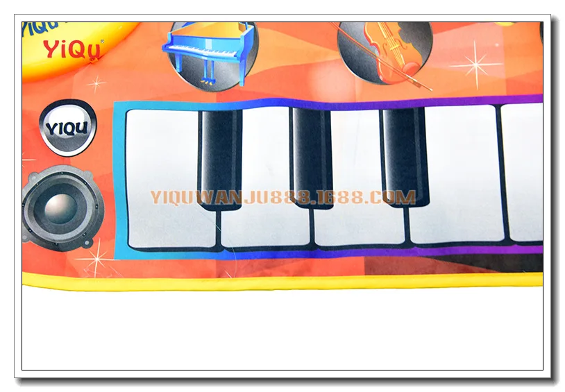 Yiqu3005 музыкальная пусковая установка, светящаяся игрушка, стиль, сенсорный палец, электронная клавиатура для фортепиано, Инь ле Тан