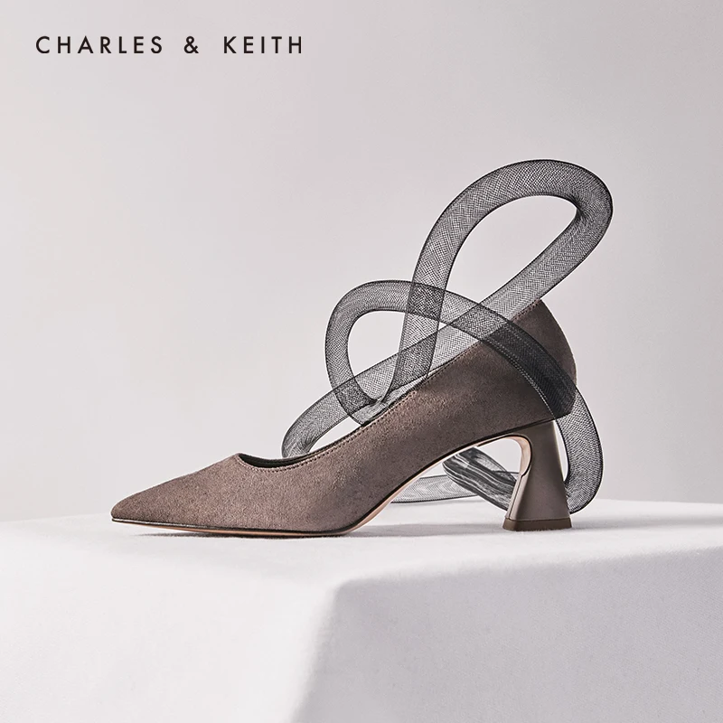 CHARLES＆KEITH Новинка на Осень 2020 CK1-60280260Женские туфли Острый Носок Высокoм каблуке