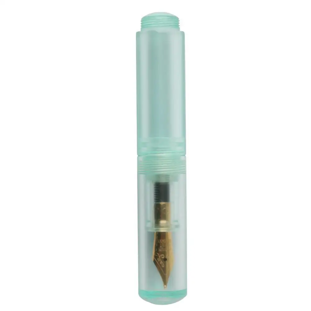 

Portable Mini Short Pen Set Portable Mini Transparent Short Fountain Metal For Students Pen Writing Sheet Pen Stationery Pa R8E1