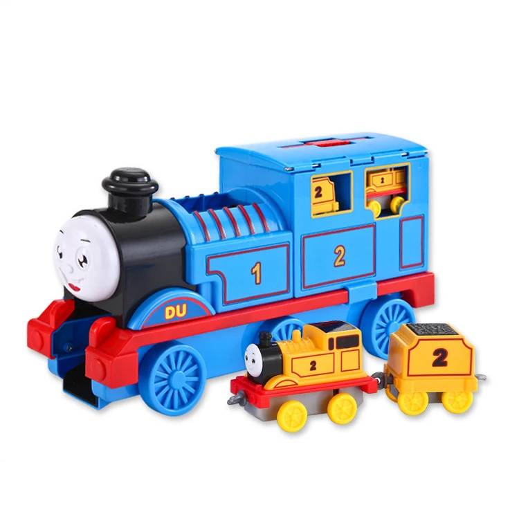 Toy large portable storage car inertia Th omas magnetic small train track children toys LINTINGHAN wholesale