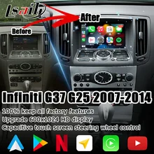 Android carplay HD screen upgrade for Infiniti G37 G25 Q40 Q60 2007-2014 with GPS navigation android auto IT06 by Lsailt