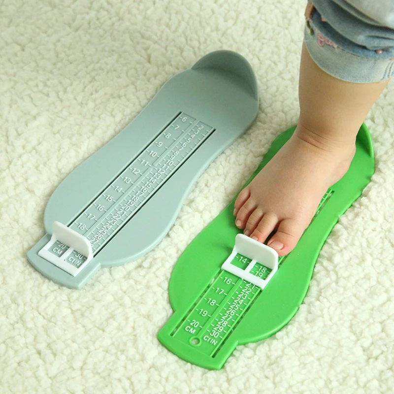 Color: Rosa Plástico Niños Infantil Bebé Medidor de pie Medidor de Zapatos Tamaño Regla de medición Herramienta Zapatos de bebé Medidor de medición Dispositivo 