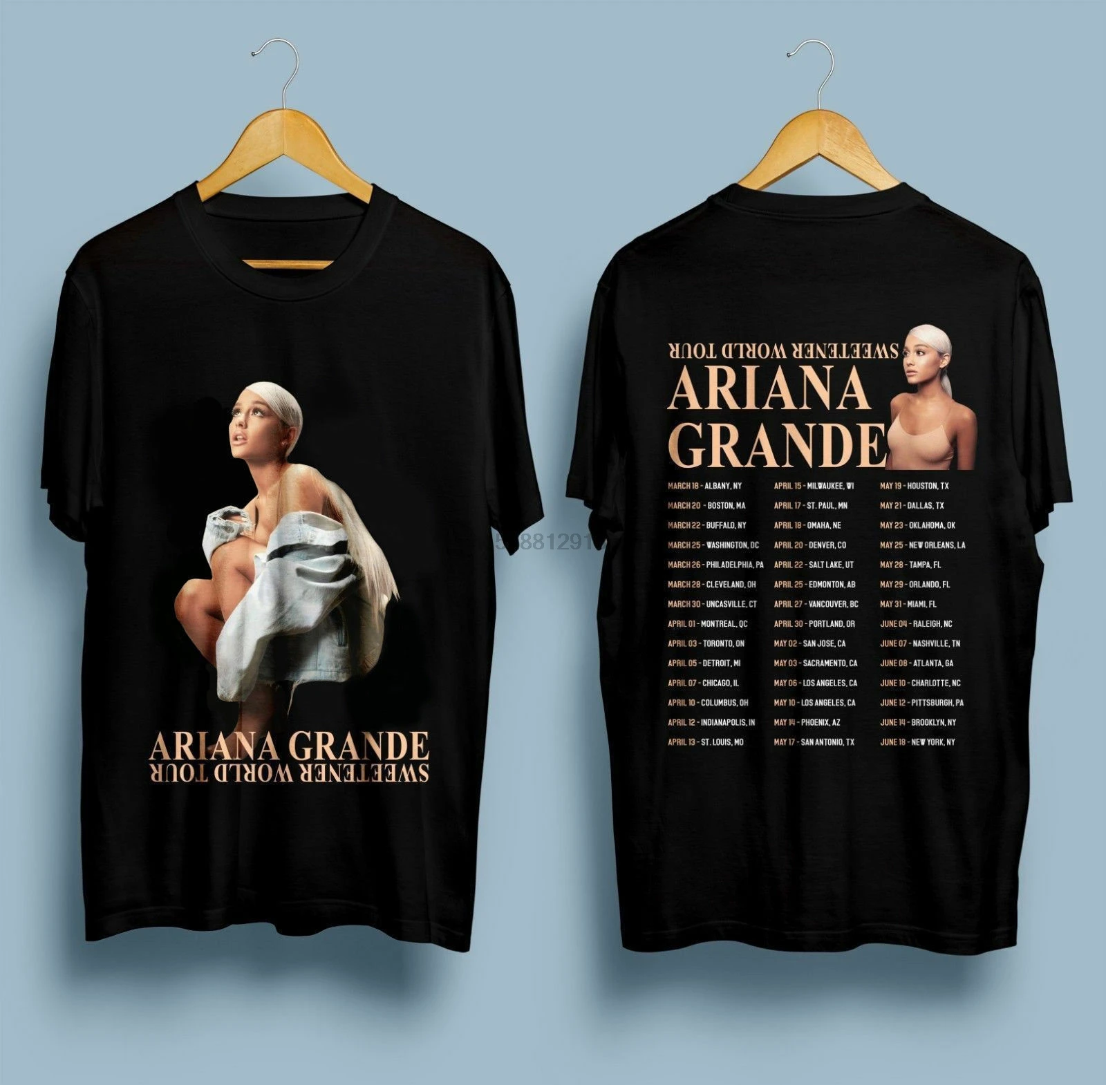 Новая футболка Ariana Grande Sweetener World Tour 2019 Размер S до 3XL |