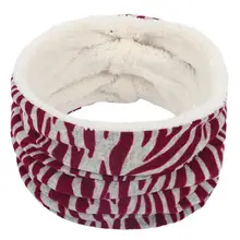 Зимние плюшевые шарфы для детей, шарфы с кольцами для мальчиков и девочек, толстый теплый для шеи, одежда, аксессуары, детский шерстяной шарф с воротником