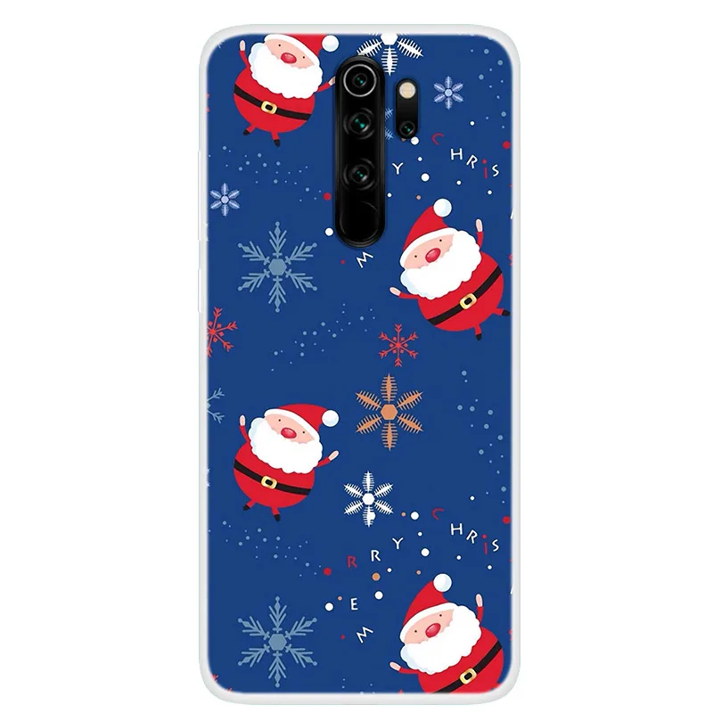 For Xiaomi Redmi Note 8 Pro Case Christmas NEW Year Gift Soft TPU Cover For Xiomi Redmi Note 8T Phone Cases Coque Note8 8Pro xiaomi leather case charging