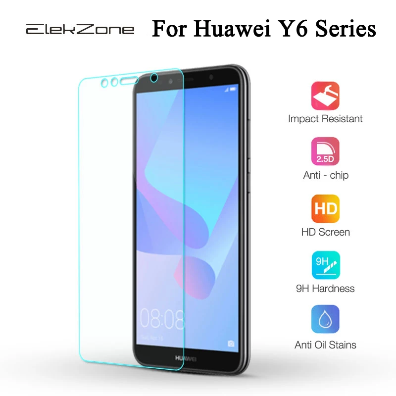 9H Защитная пленка для экрана телефона Huawei Y6 2017 2018 стеклянная на Prime закаленное