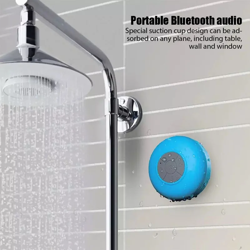 best wireless speakers Portable Bluetooth Speaker Wireless Waterproof Shower Speakers for Phone Bluetooth Subwoofer Hand Free Car Speaker Loudspeaker marine speakers