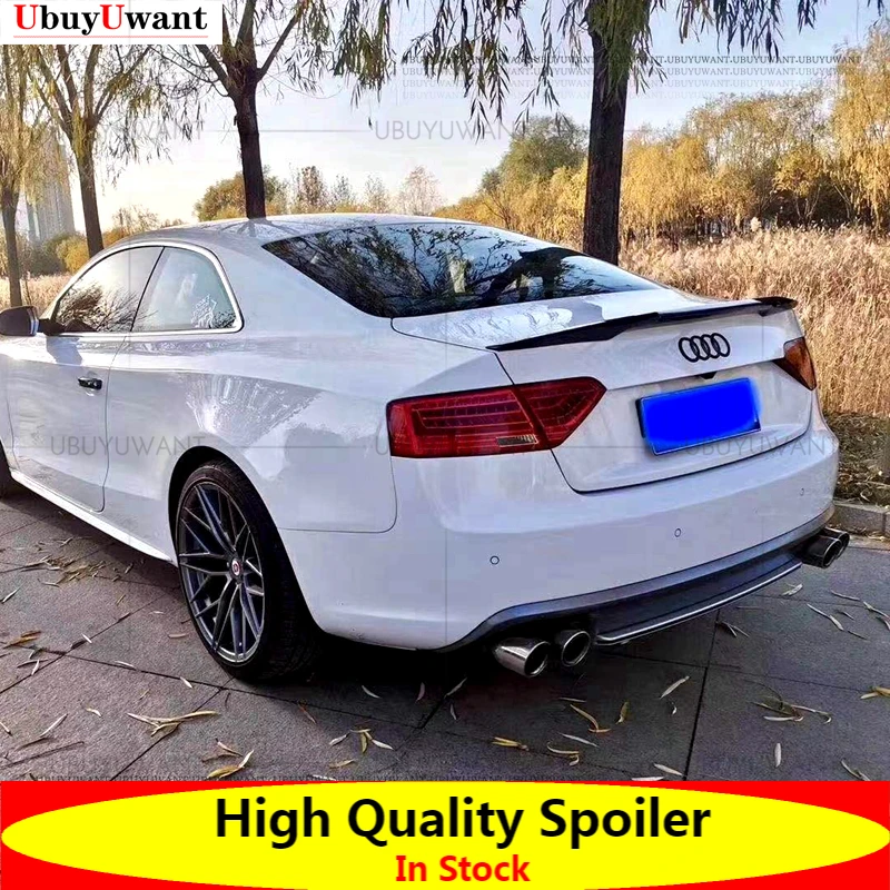 Для Audi A5 S5 B8 Sportback Coupe 2-дверный 2008-2016 M4 задний спойлер из углеродного волокна