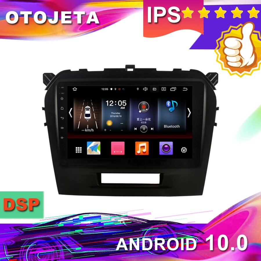Новое поступление 9 дюймов Android 10,0 Автомобильный gps для SUZUKI Grand Vitara Автомагнитола Автомобильная Мультимедийная лента рекордер bluetooth навигация