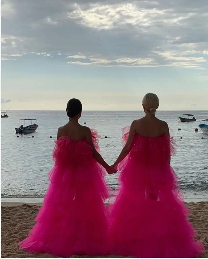 Chic-2019-Hot-Pink-Very-Puffy-Tutu-Prom-Dresses-High-Low-Ruffles-Tiered-Long-Prom-Gowns (1)