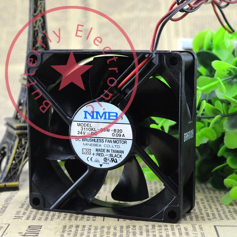 BRAND NEW 3110KL-05W-B20 24V 0.09A INVERTER COOLING FAN COOLER 80*80*25MM 8CM 8025 |