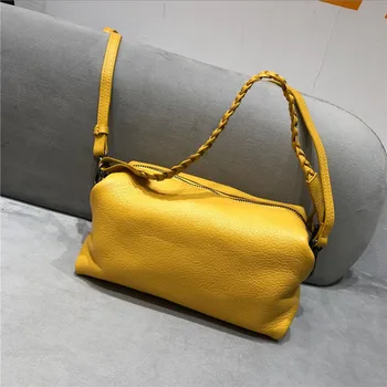 

Designer Handbags Women Bags Soft Genuine Leather Shoulder Crossbody Bag Female Fashion Simple Totes Luxury High Quality 2020
