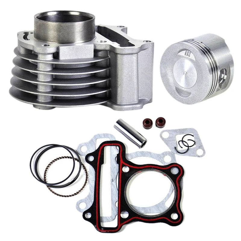 58.5mm Big Bore Cylinder Kit Piston Set for GY6 125CC 152QMI Scooter Moped ATV | Автомобили и мотоциклы