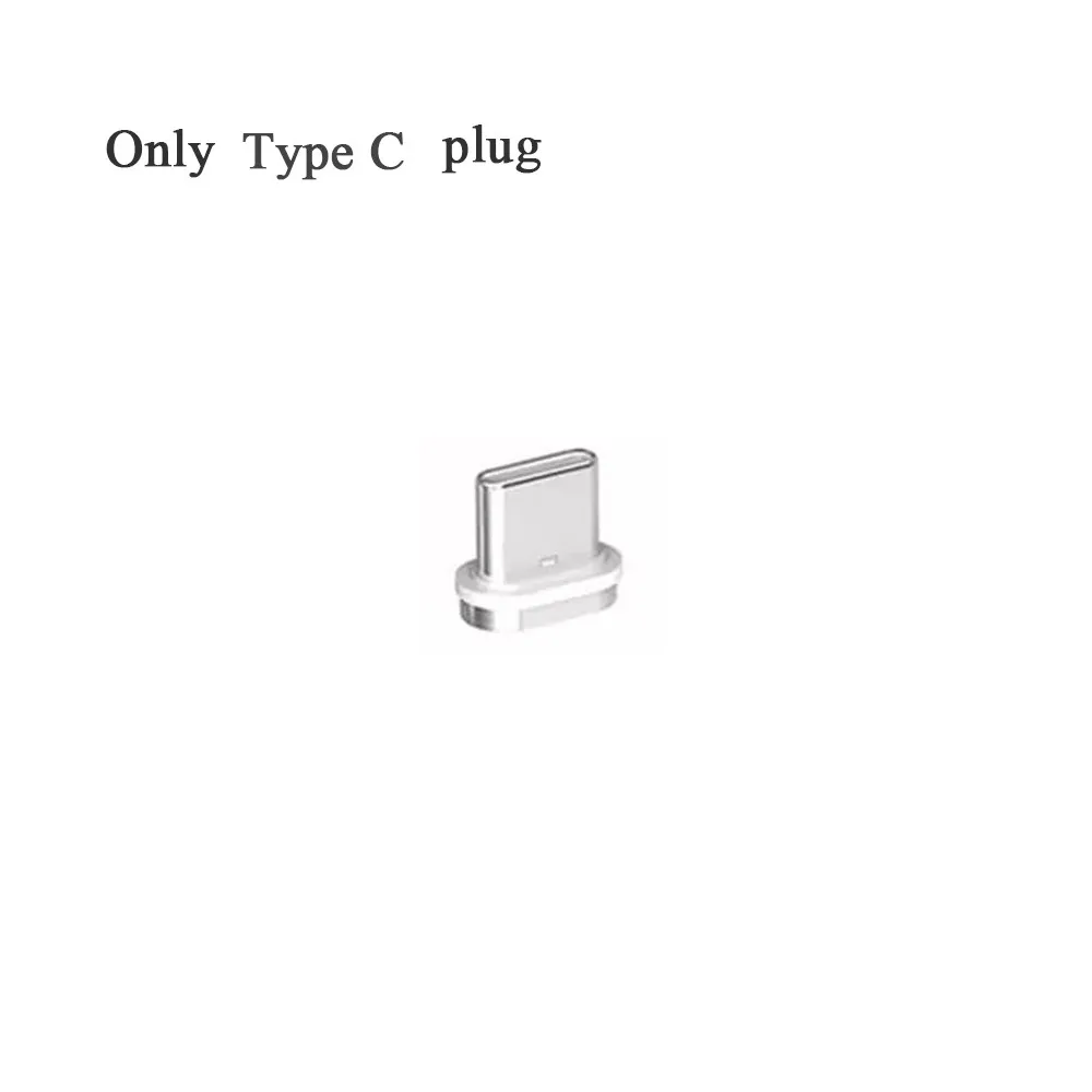 Адаптер для телефона type C USB Магнитный зарядное устройство конвертер Магнитный адаптер для магнитной зарядки дата кабель аксессуары для телефонов - Цвет: Type C plug
